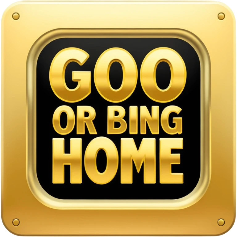 go big or go home emoji