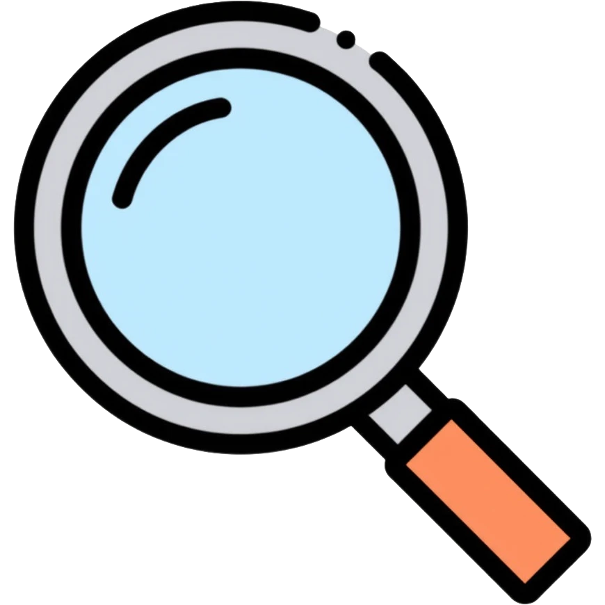 magnifying glass emoji
