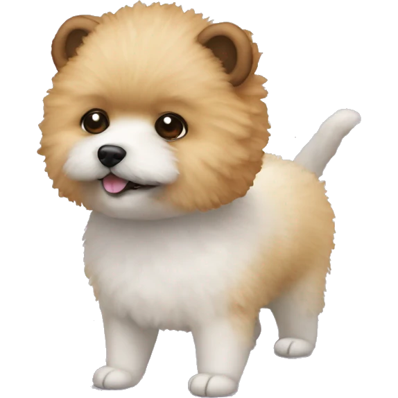 Bichon that looks like a quokka emoji