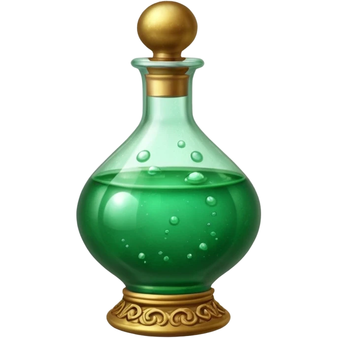 Vintage potion bottle emoji