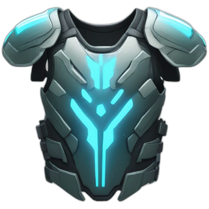 futuristic armored Omega Energy breastplate emoji