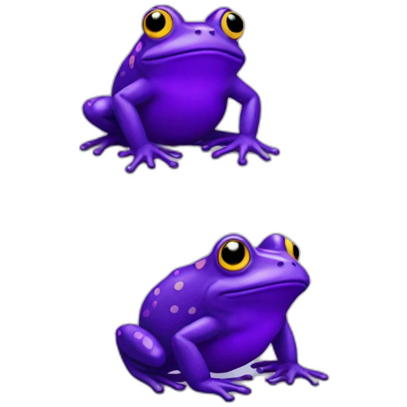 purple frog emoji