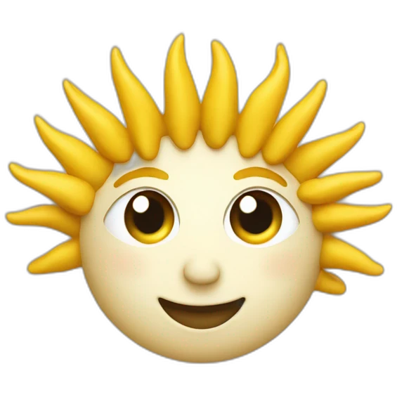Soleil en colère emoji