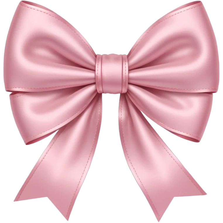 Light pink bows emoji