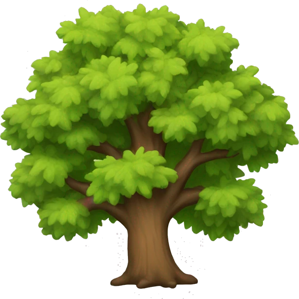 Oak tree emoji