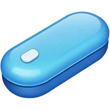 Blue pill emoji