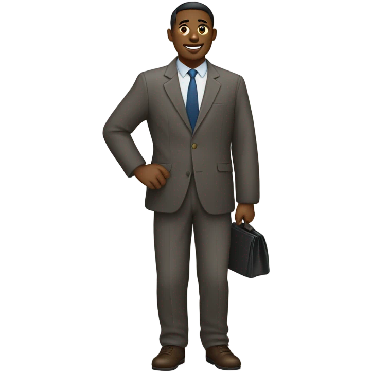 Man going to work emoji