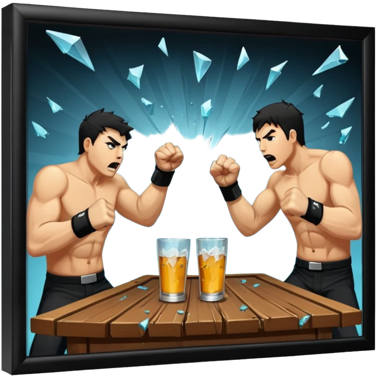 Bar fight  emoji