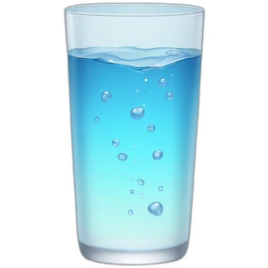  glass of water emoji