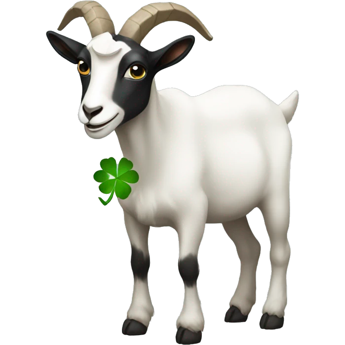 goat and clover emoji