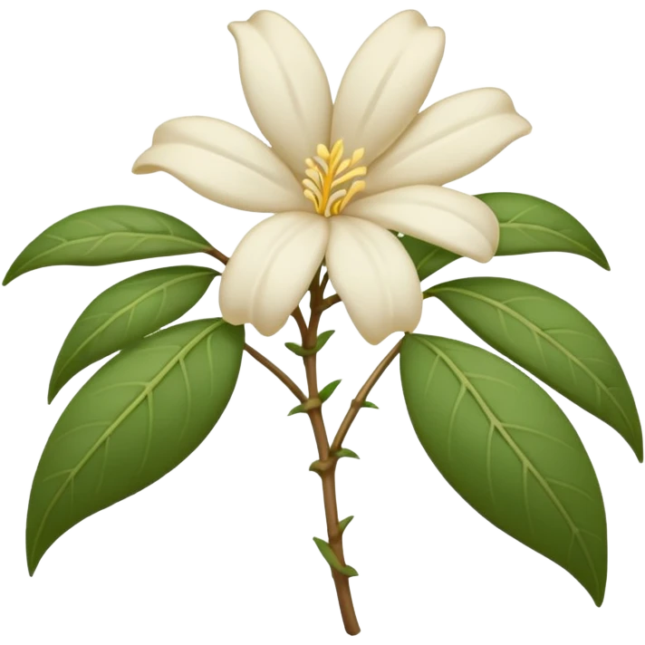 wilted jasmine emoji emoji