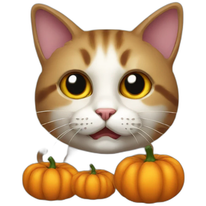 Halloween cat emoji