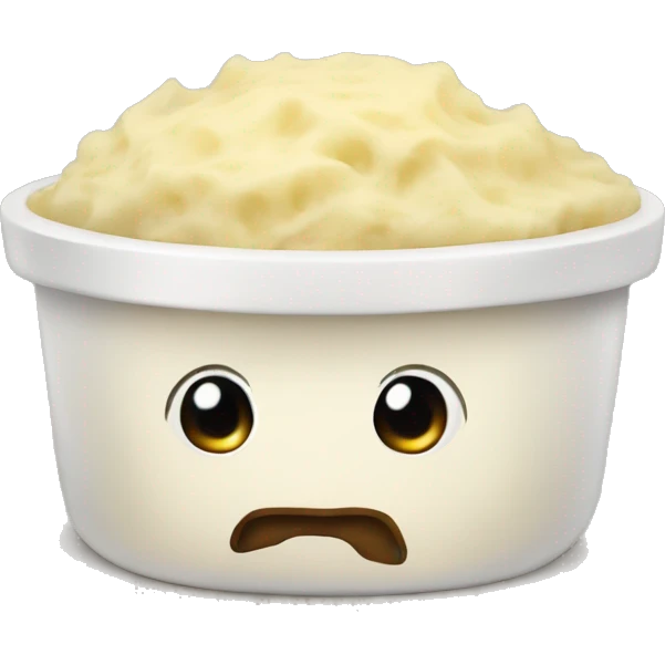 mashed potato emoji