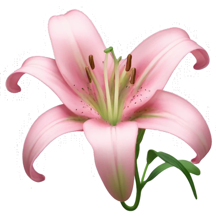 light pink lilium emoji