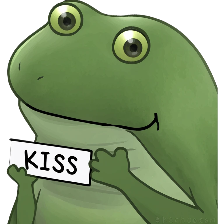 “lets kiss” sign  emoji