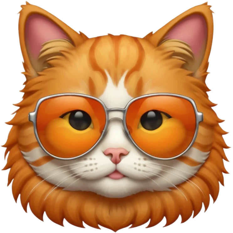 Cat wearing sunglasses emoji