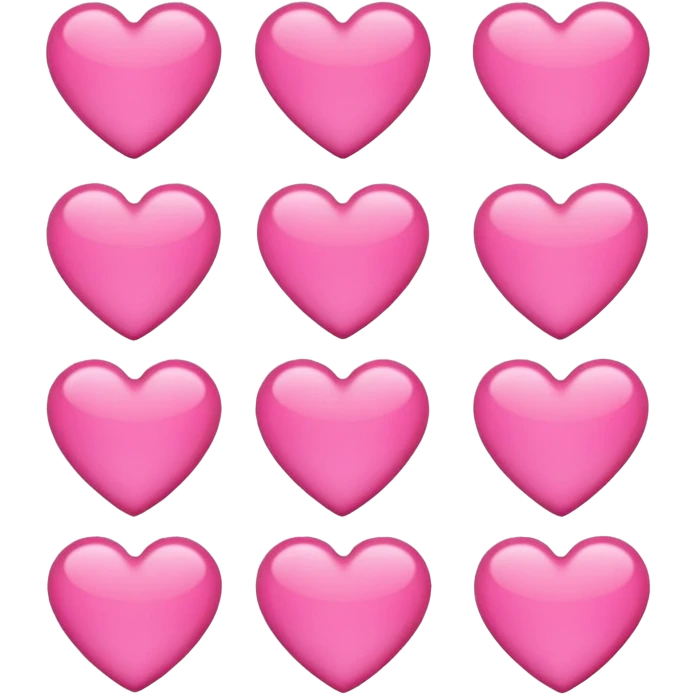 hearts pink emoji