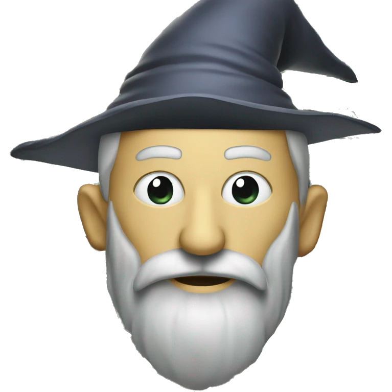 wizard head with dollar sign staff emoji