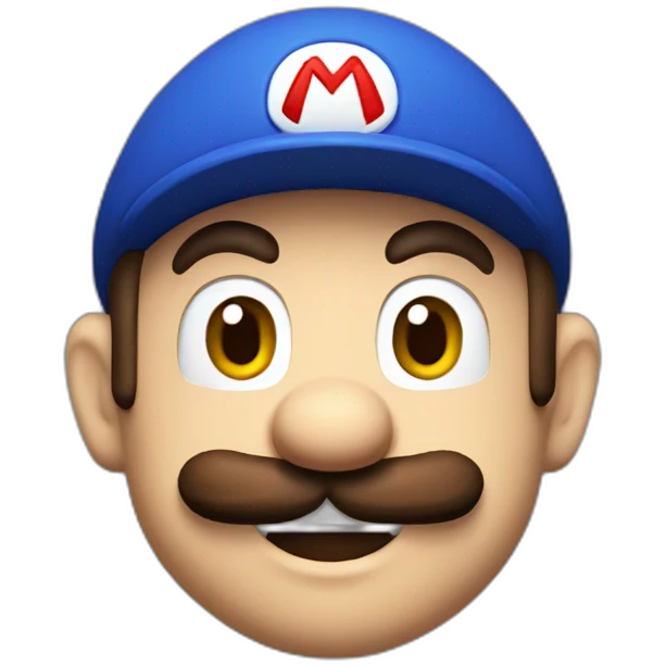 Super mario face emoji