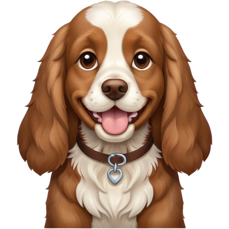 Lovable cocker spaniel  emoji