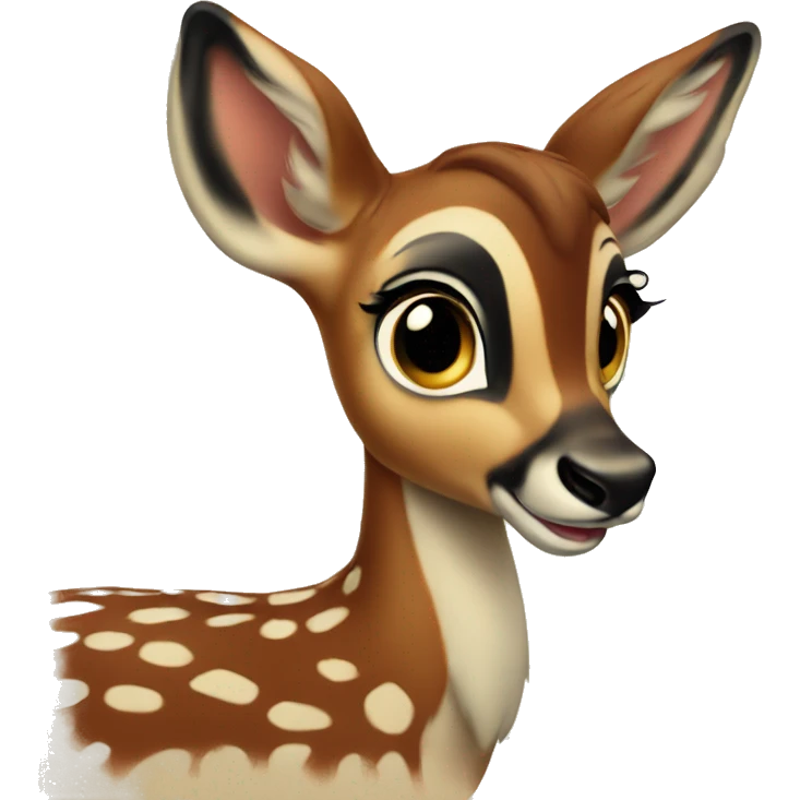 vintage bambi emoji