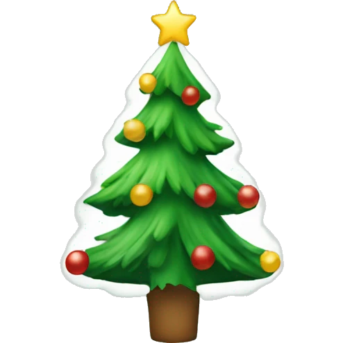christmas tree emoji