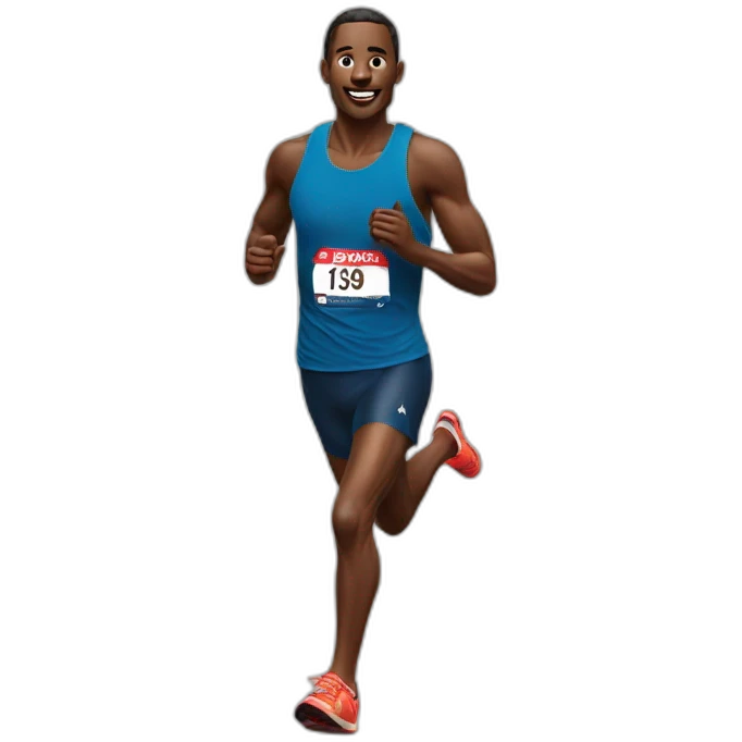 Runner In Chicago Marathon emoji