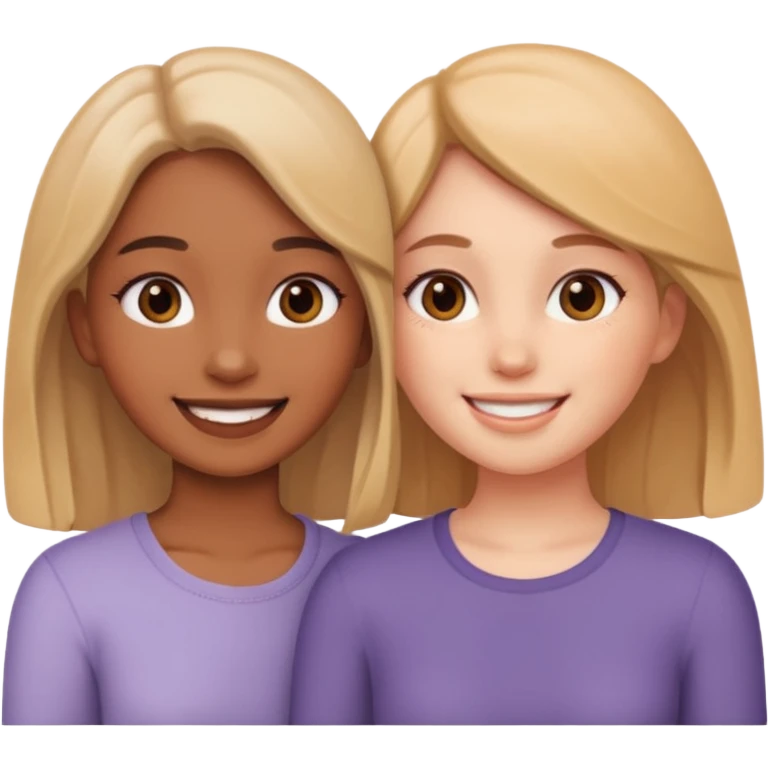 Two girl sex emoji
