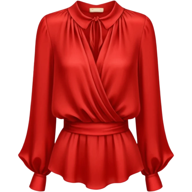 red blouse emoji