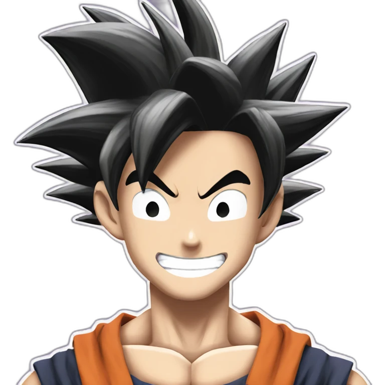 Goku Black smile emoji