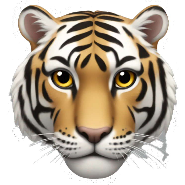 tigre blanco emoji