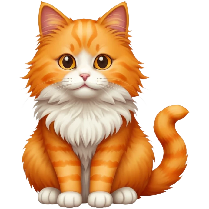 un gato naranja emoji