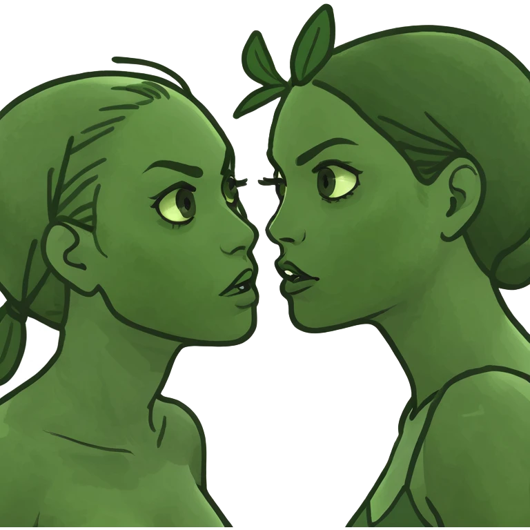 a girl fighting with a girl  emoji