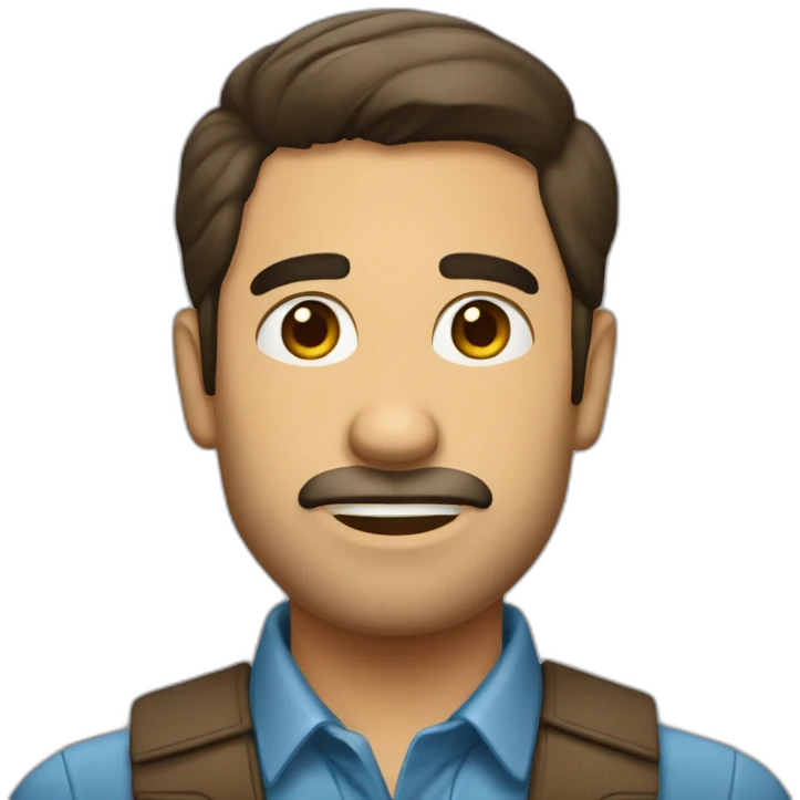 Hombre flaco rubio  emoji