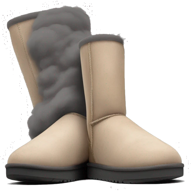 Ugg mini boots black  emoji