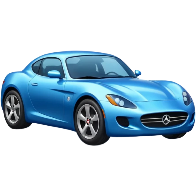 blue car emoji