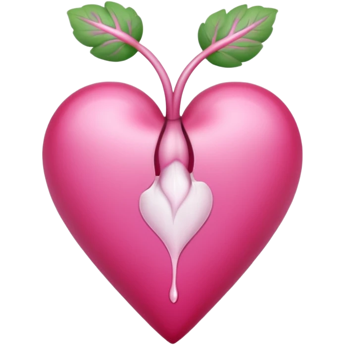 bleeding heart flower emoji
