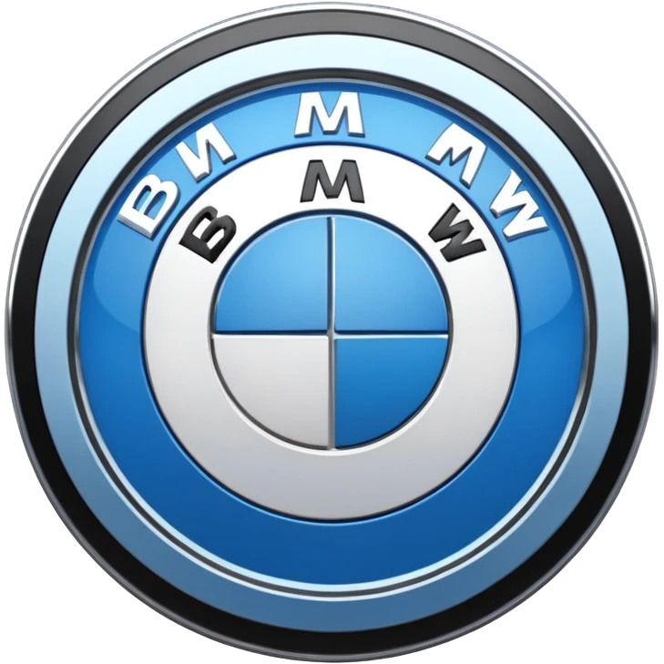 Create BMW logo  emoji