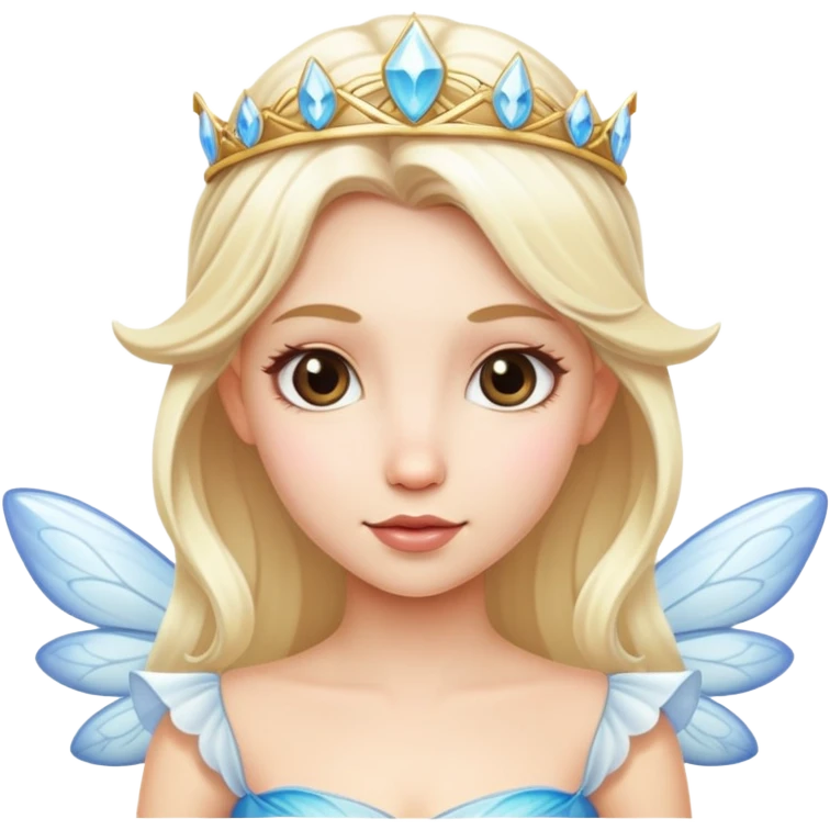 white blonde fairy princess emoji