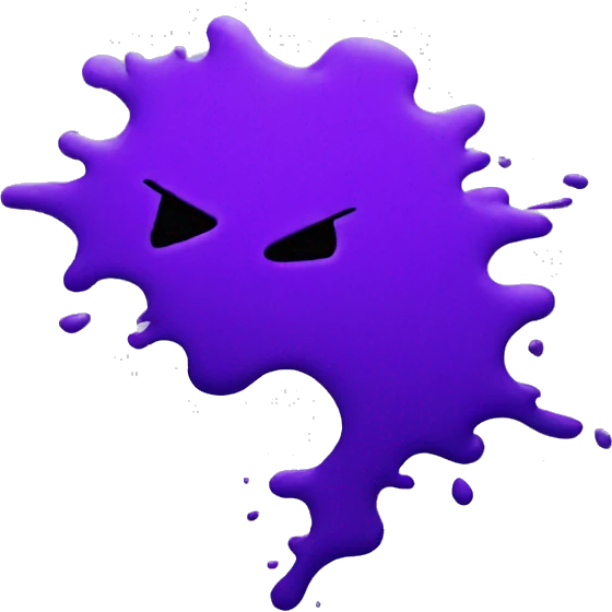 purple splatter emoji