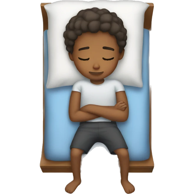 Boy sleeping emoji