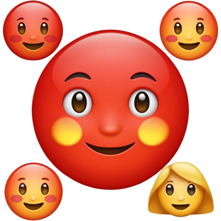 Red Circle that we see when we record  emoji