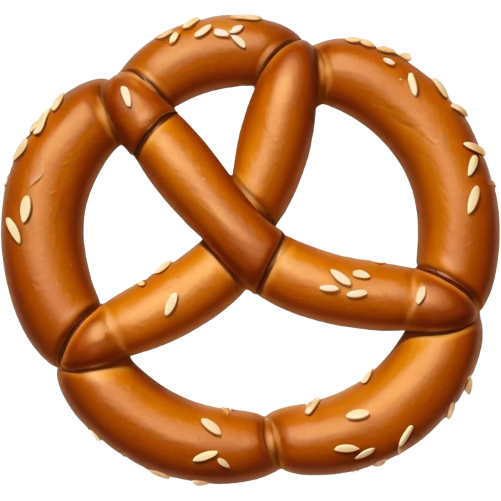  a pretzel emoji