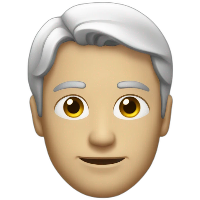 man with snake eyes emoji