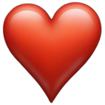 Prohibited heart emoji