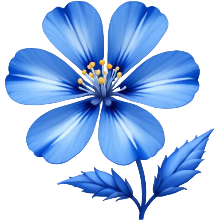 nemophila blue flower emoji emoji