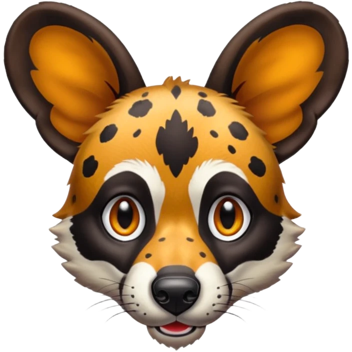 african wild dog emoji
