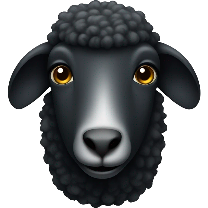 Black sheep emoji