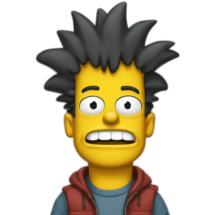 bart simpson amoureux  emoji