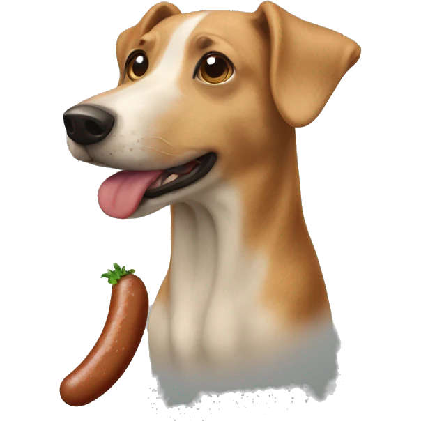 Perro salchicha emoji